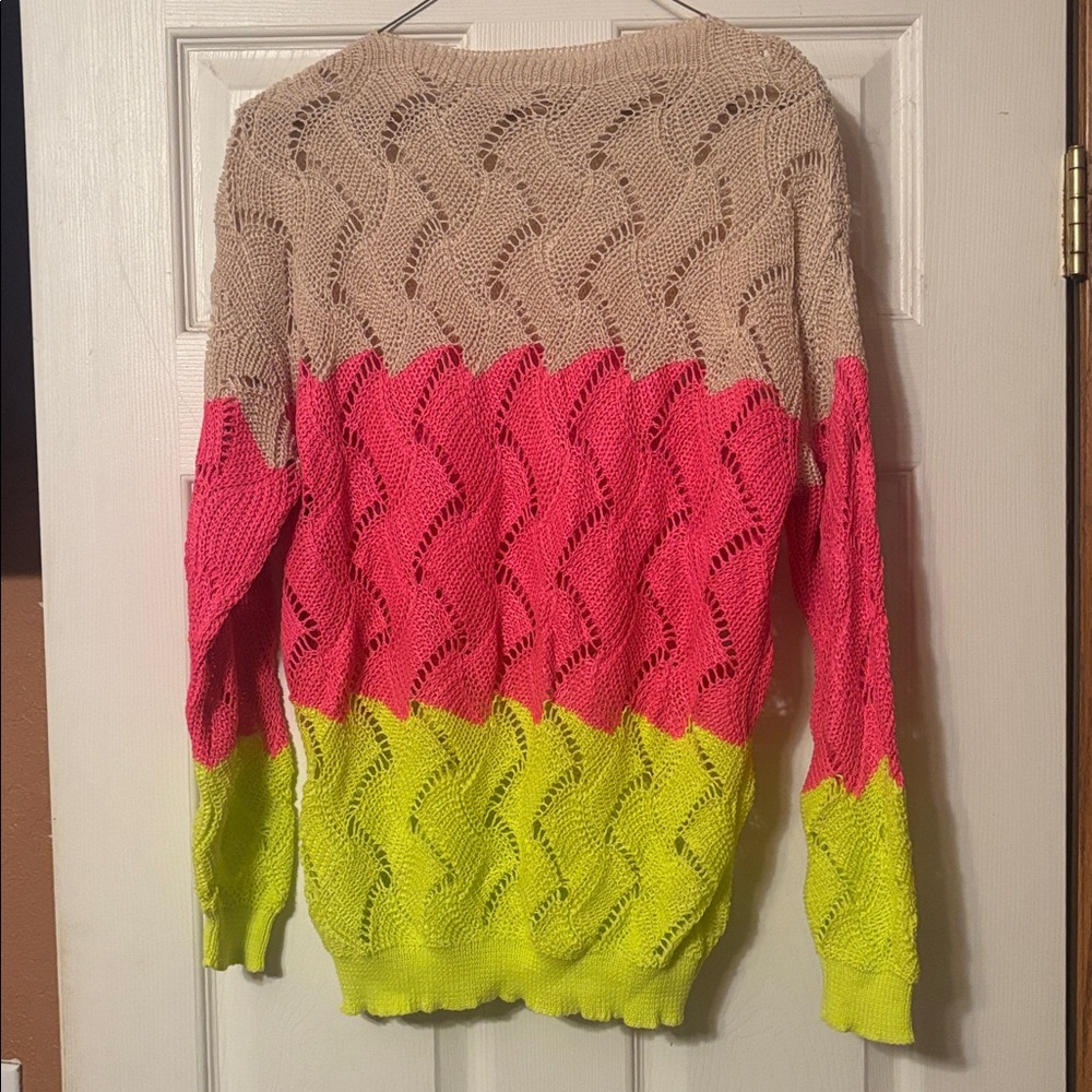 Colorful Knit Sweater